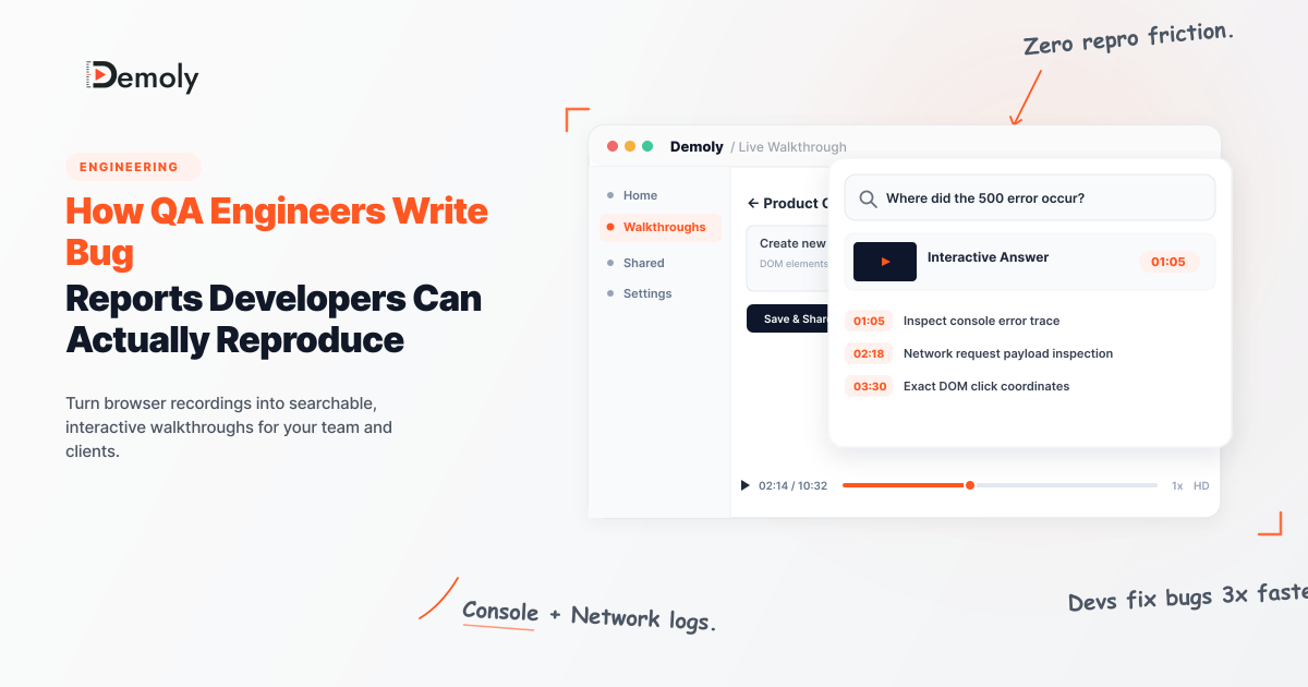How QA Engineers Write Bug Reports Developers Can Actually Reproduce