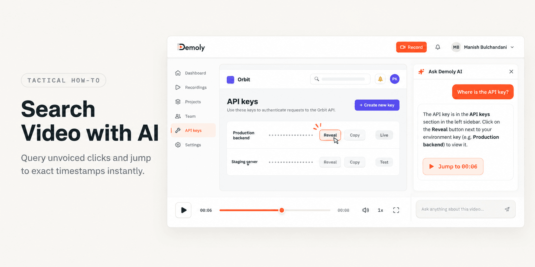 How to Search Inside a Video Recording Using AI