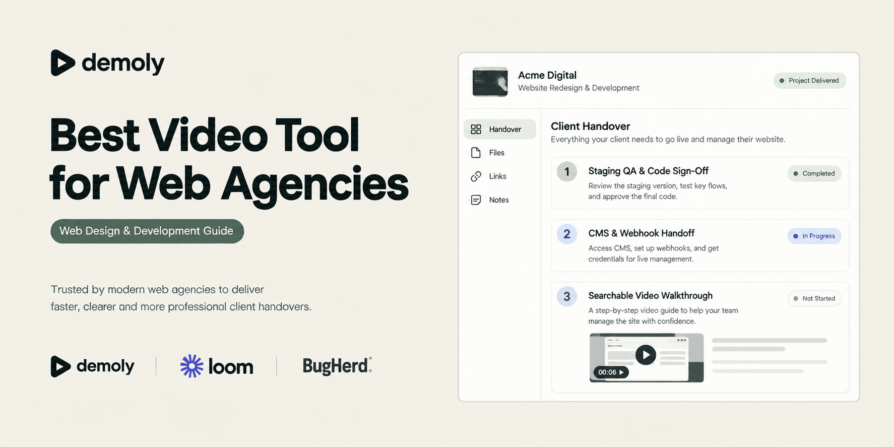 Best Video Tool for Web Design & Development Agencies