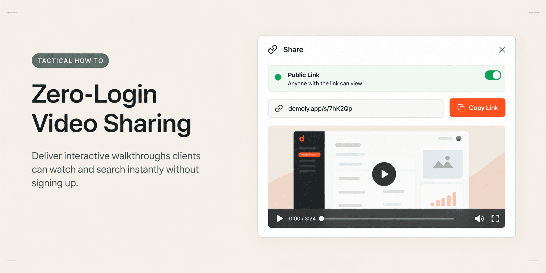 How to Share a Video Walkthrough Without Requiring a Client Login