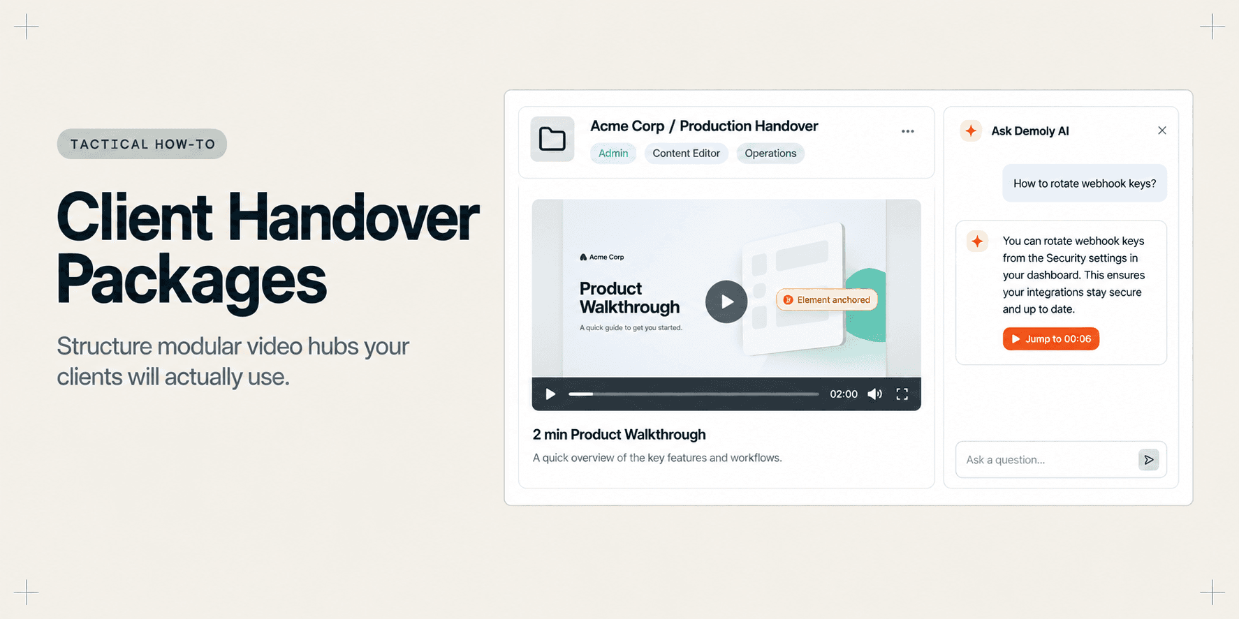 How to Structure a Project Handover Package Clients Will Actually Use