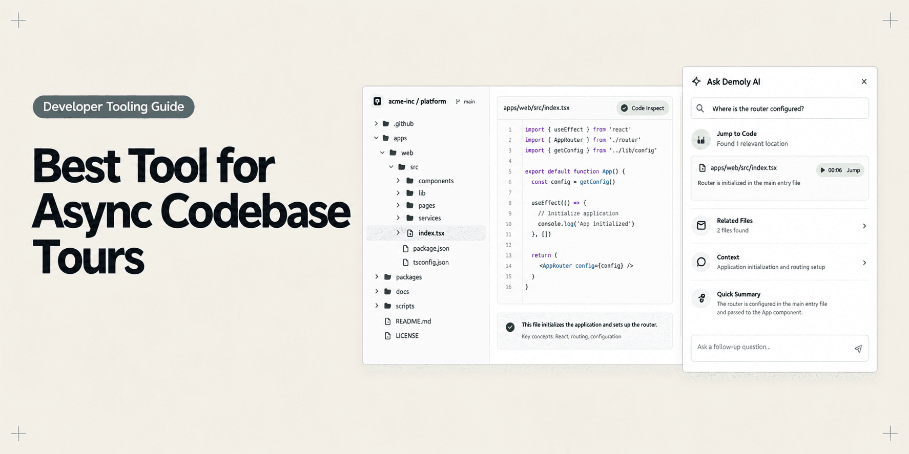 Best Tool for Asynchronous Codebase Walkthroughs