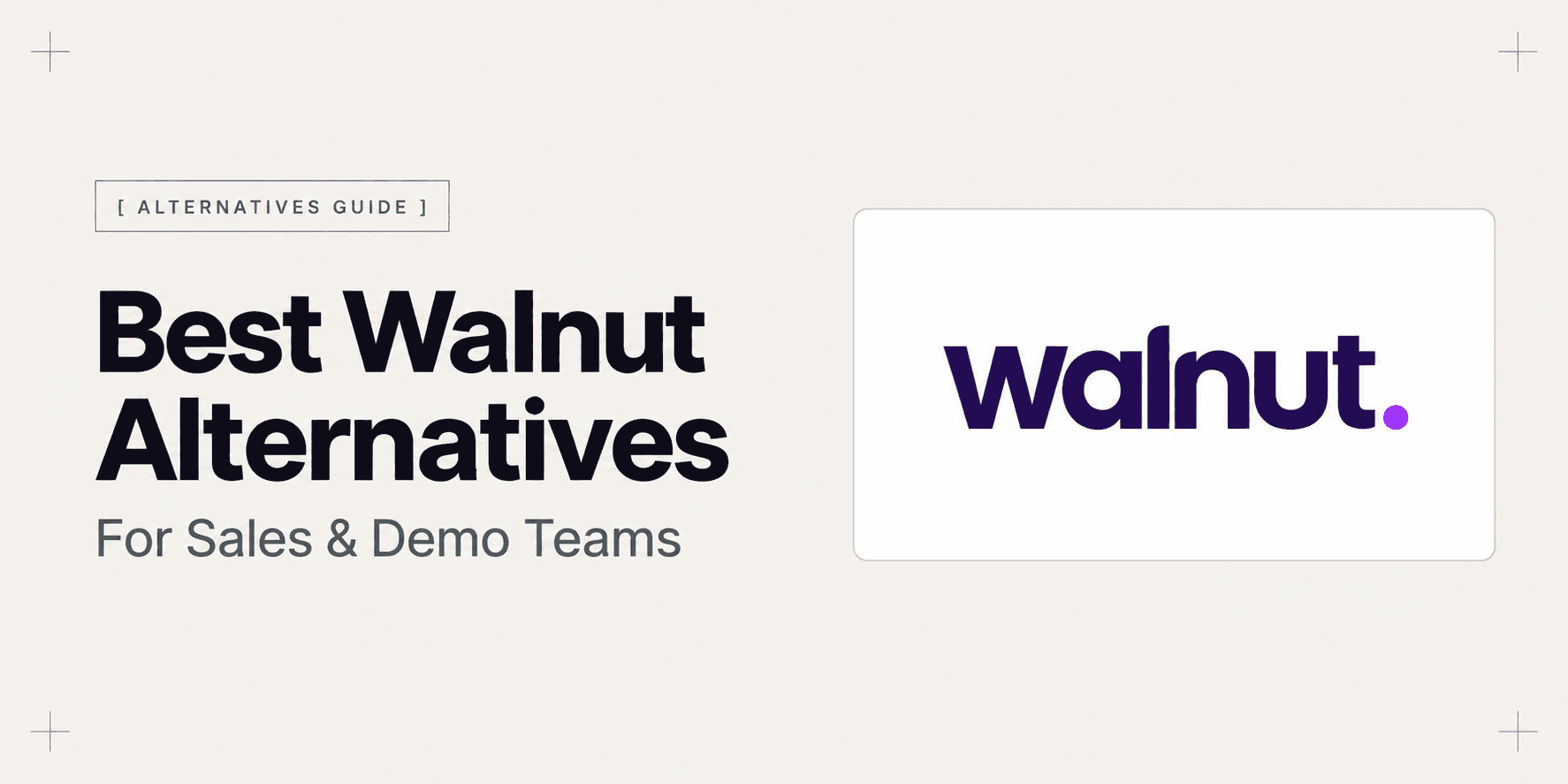 Best Walnut Alternatives for Sales and Demo Teams